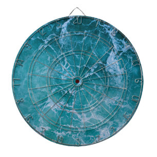 Deep Blue Ocean Waves Dartboard