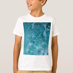 Deep Blue Ocean Waves T-Shirt