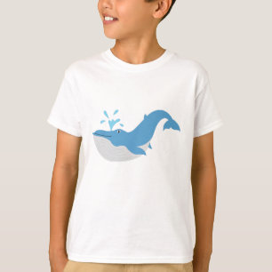 Deep Blue Ocean Whale T-Shirt
