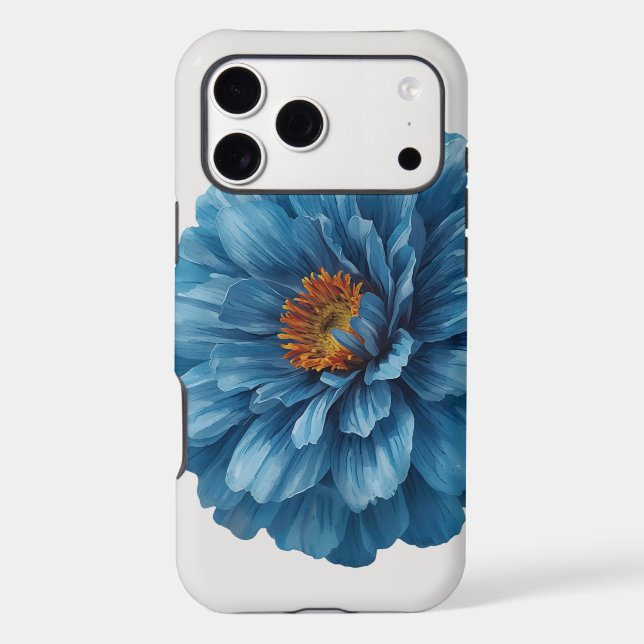 Deep Blue Peony (Back)