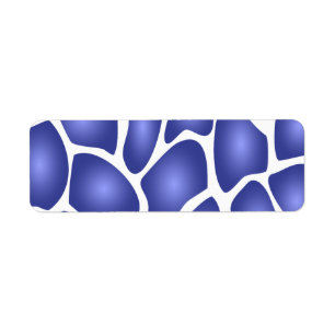 Deep Blue Random Mosaic Pattern