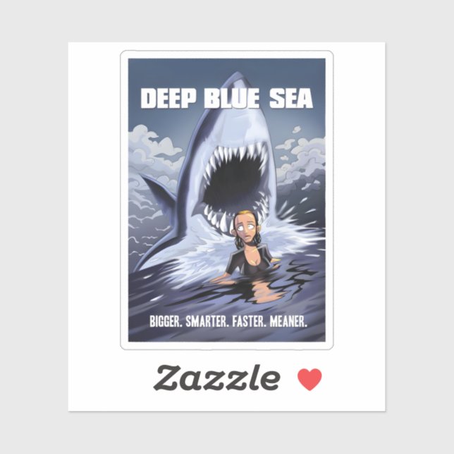 Deep Blue Sea Movie Shark (Sheet)