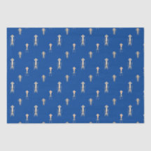 Deep Blue Sea Squid Pattern