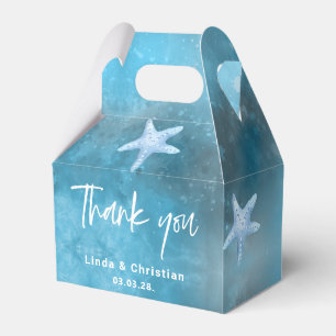 Deep Blue Sea Summer Wedding  Favor Box