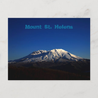 Deep Blue Sky Mount Saint Helens Postcard
