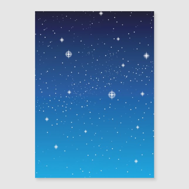 Deep Blue Starry Night Sky (Front)