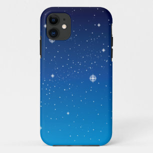 Deep Blue Starry Night Sky iPhone 11 Case