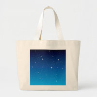 Deep Blue Starry Night Sky