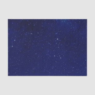 Deep Blue Starry Sky Tissue Paper