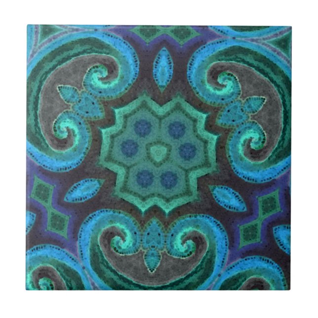 Deep Blue  Tile (Front)