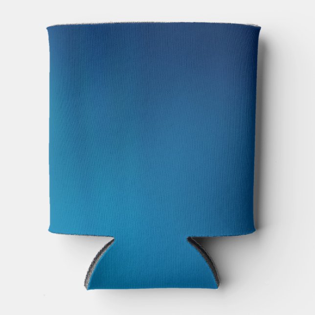 Deep Blue Underwater Glow Can Cooler (Front)