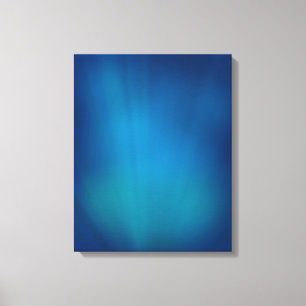 Deep Blue Underwater Glow Canvas Print