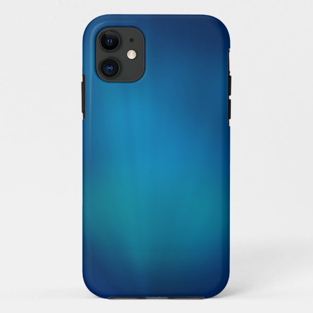 Deep Blue Underwater Glow Case-Mate iPhone Case (Back)