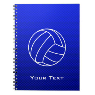 Deep Blue Volleyball Notebook
