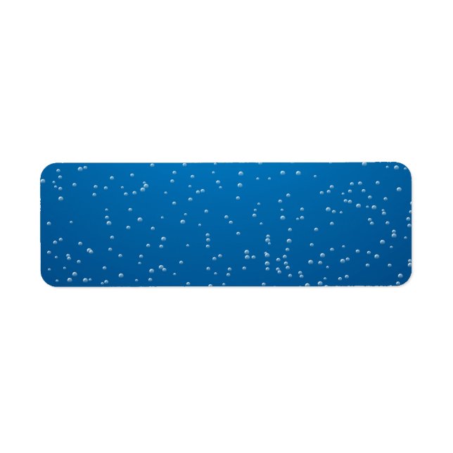 Deep Blue Water and Tiny Bubbles (Front)