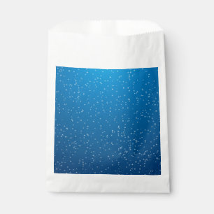 Deep Blue Water and Tiny Bubbles Favour Bag
