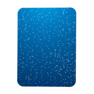 Deep Blue Water and TIny Bubbles Magnet