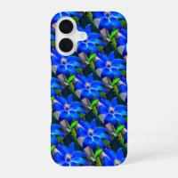Deep Bluish Flowers Pattern
