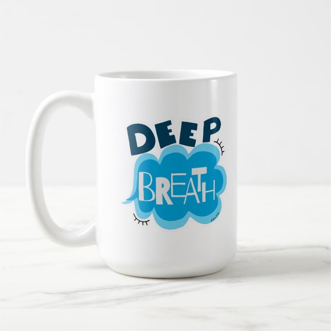 Deep Breath Mug (Left)
