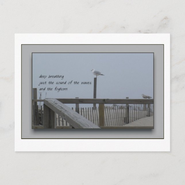 Deep Breathing Postcard (Front)
