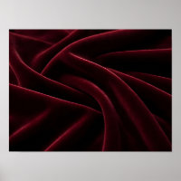 Deep Burgundy Velvet Fabric Fold Texture