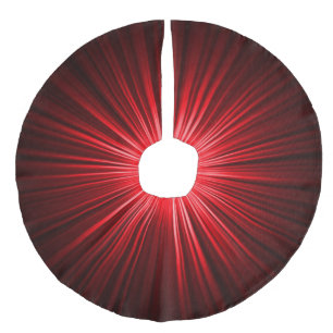 Deep Burgundy Wine Red Christmas Tree Skirt