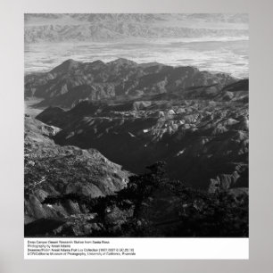 Deep Canyon Desert Research Station by Ansel Adams Poster
