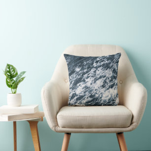 Deep Caribbean Sea Vibes 1 Throw Pillow