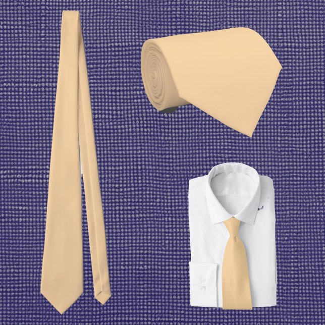 deep champagne solid colour tie (Creator Uploaded)