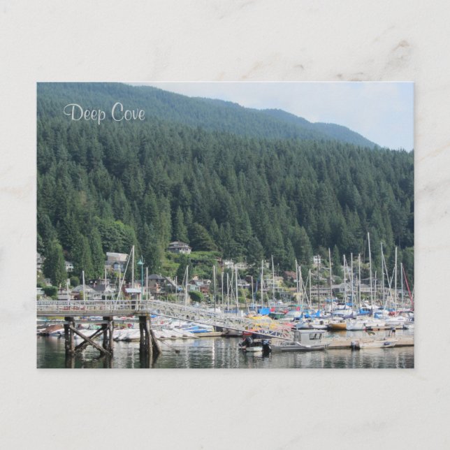 Deep Cove, Vancouver, B.C. Postcard (Front)
