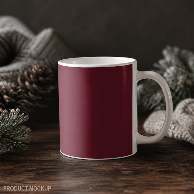 Deep Cranberry Coffee Mug (Creator Uploaded)