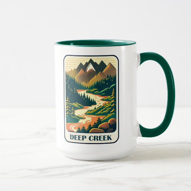 Deep Creek Idaho Colours Mug (Right)