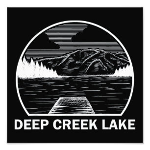 DEEP CREEK LAKE MARYLAND PHOTO PRINT
