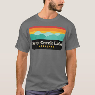 Deep Creek Lake State Park Maryland Retro Vintage  T-Shirt