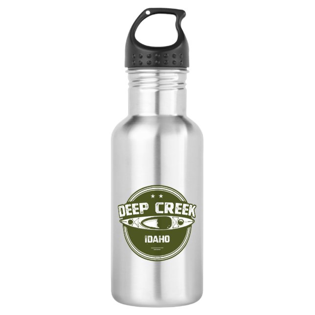 Deep Creek Wild And Scenic River Idaho Kayaking 532 Ml Water Bottle (Front)