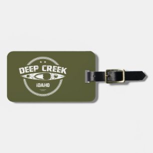 Deep Creek Wild And Scenic River Idaho Kayaking Luggage Tag