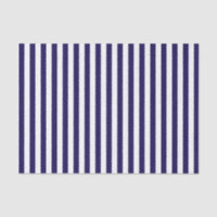 Deep Dark Blue and White Stripes | DIY