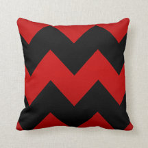 Deep Dark Red and Black Chevron Pattern