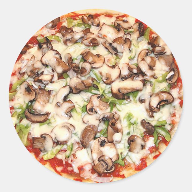 Deep Dish Pizza h Stickers (Front)