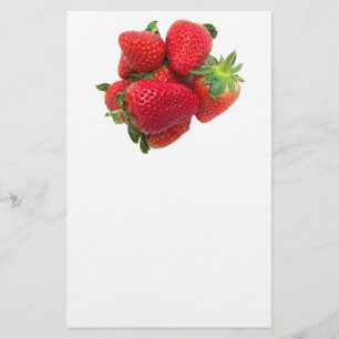 Deep dream strawberries image flyer