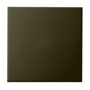 Deep Earth Brown Solid colour #272101 Tile