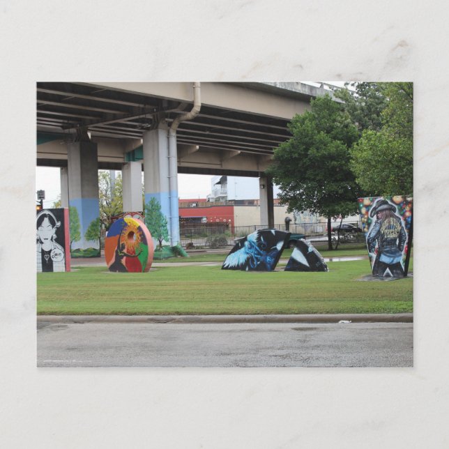 Deep Ellum Graffiti Artwork # 31 Postcard (Front)