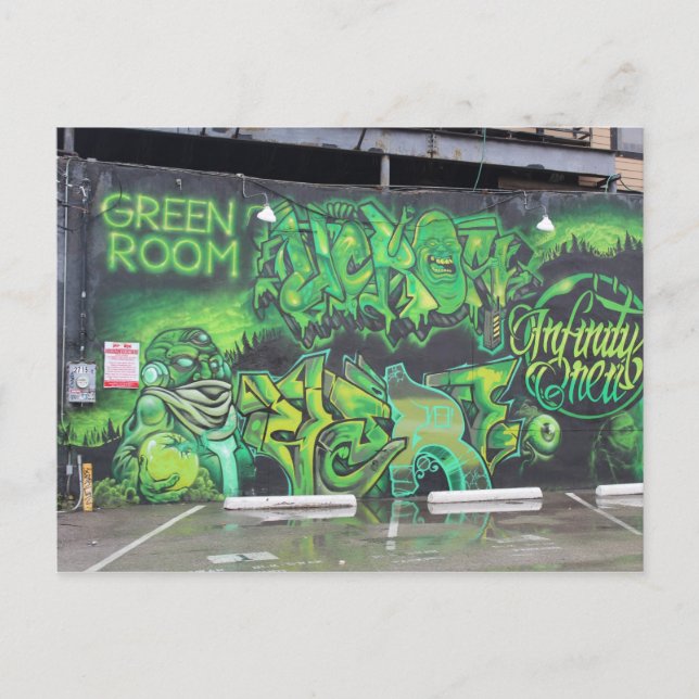 Deep Ellum Graffiti Artwork # 54 Postcard (Front)