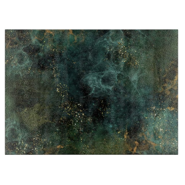 Deep Emerald Elegant  Cutting Board (Front)