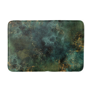 Deep Emerald Green Creative  Bath Mat
