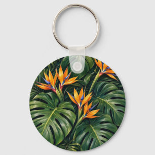 Deep Exotic Jungle Keychain