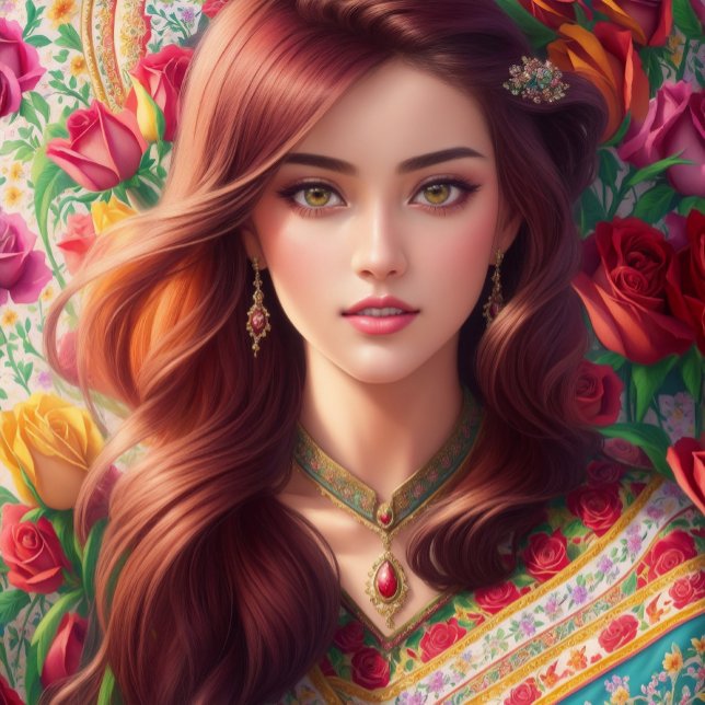 Deep Feelings of Love with Roses and Tulips -  Throw Pillow (Express Your Deep Feelings of Love with Flowers - The Language of Floral Romance)