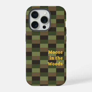 Deep Forest Colour Combination with Yellow iPhone 15 Pro Case