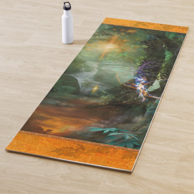 DEEP FOREST ELEMENTAL SPRITE YOGA MAT (In Situ)
