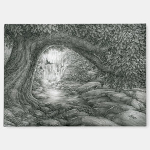 Deep Forest Oasis Magnet
